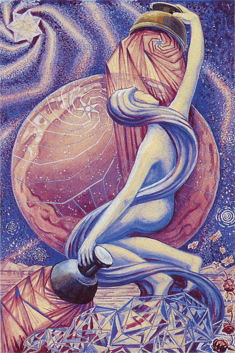 the star from the thoth tarot deck